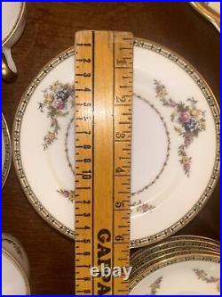 Beautiful Rare Noritake China N4353 46 Piece Minor scuffs in glaze 100 years old
