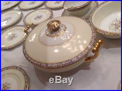 Blue Noritake China Set Swansea Blue Japan 685 69 pieces