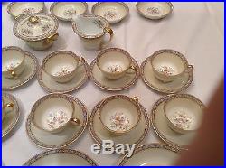 Blue Noritake China Set Swansea Blue Japan 685 69 pieces