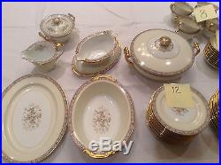 Blue Noritake China Set Swansea Blue Japan 685 69 pieces