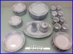 CROWN MING FINE CHINA (1273) 43-Piece Dinner Set Service for 8