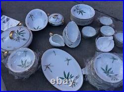 Canton 5027 by Noritake ESTATE SET RARE 92 Pieces of Vintage Dinnerware 12
