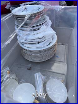 Canton 5027 by Noritake ESTATE SET RARE 92 Pieces of Vintage Dinnerware 12