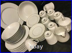 Carlton Japan Plymouth 45 Piece China Set 303- Bonus Chop Plate & Serving Bowl