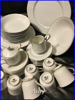 Carlton Japan Plymouth 45 Piece China Set 303- Bonus Chop Plate & Serving Bowl