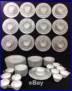China Noritake Colburn 6107 85 Pcs. NEW 12 Plate setting Serving pieces