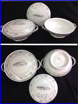 China Noritake Colburn 6107 85 Pcs. NEW 12 Plate setting Serving pieces