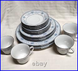 Contemporary By Noritake Blue Hill 2482 19-PC Dinnerware Set