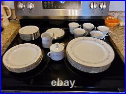 Contemporary by Noritake Lilac Time 32 Piece Set of Dishes Vintage