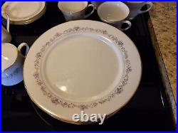 Contemporary by Noritake Lilac Time 32 Piece Set of Dishes Vintage
