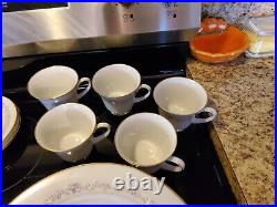 Contemporary by Noritake Lilac Time 32 Piece Set of Dishes Vintage