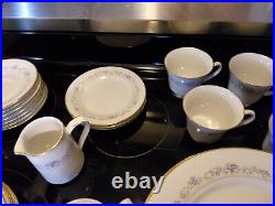 Contemporary by Noritake Lilac Time 32 Piece Set of Dishes Vintage