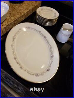Contemporary by Noritake Lilac Time 32 Piece Set of Dishes Vintage