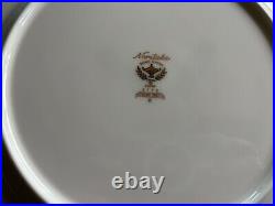 Dinner Plates'Sterling Tribute' by NORITAKE 10.5 set of 6, excellent, in case