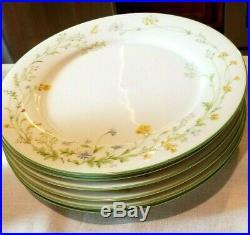 Dinner Set Noritake China Reverie 7191 Green Trim Lot (41 Pieces)