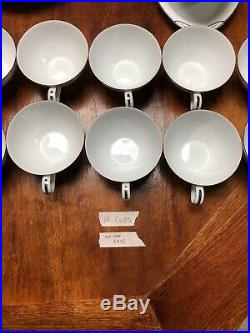 Discontinued 82 Pcs Noritake Derry Fine China Set 5931 Plat Trim Vintage 1940s