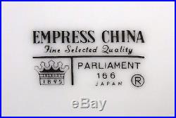 EMPRESS Japan china PARLIAMENT pattern 55-piece SET SERVICE for 8 with Serving