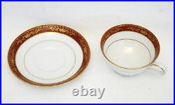 EUC VTG 24 pc Noritake Goldhill China Set Service for 4, 6613 Gold Rust, Japan