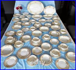 Elegantly Stunning Noritake Bancroft Dinnerware-12 Set & Serving Pieces. Japan