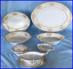 Elegantly Stunning Noritake Bancroft Dinnerware-12 Set & Serving Pieces. Japan