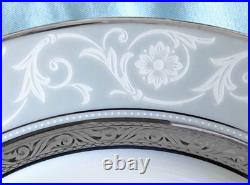 Elegantly Stunning Noritake Majestic Platinum Pattern 4291 Huge Dinnerware Set