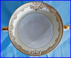 Exquisite Noritake Garland Handled Cream Soup Bowls Set Of 12! Made In JAPAN