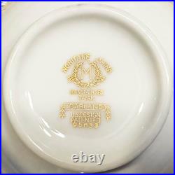 Exquisite Noritake Garland Handled Cream Soup Bowls Set Of 12! Made In JAPAN