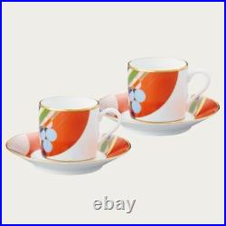 FRANK LLOYD WRIGHT March Balloons Coffee Cup & Saucer set of 2 Noritake Japan