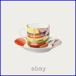 FRANK LLOYD WRIGHT March Balloons Coffee Cup & Saucer set of 2 Noritake Japan