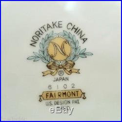 Fairmont 6102 by Noritake China Serving Pcs Set Serves 8+/- 6 Pc Place Settings