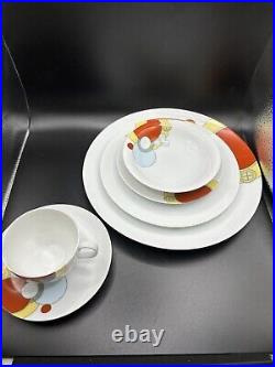 Frank Lloyd Wright Art Deco Imperial Hotel China Set Of 6 Dishes Noritake 1984