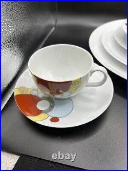 Frank Lloyd Wright Art Deco Imperial Hotel China Set Of 6 Dishes Noritake 1984