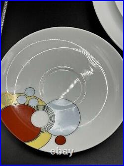 Frank Lloyd Wright Art Deco Imperial Hotel China Set Of 6 Dishes Noritake 1984