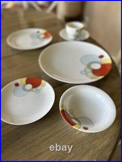 Frank Lloyd Wright Art Deco Imperial Hotel China Set Of 6 Dishes Noritake 1984