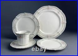 Full Set 60 PCs Vintage Noritake Rothchild (7293) Ivory China Mint Condition