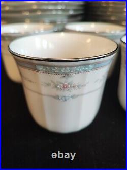 Full Set 60 PCs Vintage Noritake Rothchild (7293) Ivory China Mint Condition