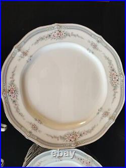 Full Set 60 PCs Vintage Noritake Rothchild (7293) Ivory China Mint Condition