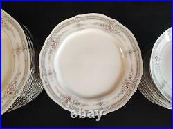 Full Set 60 PCs Vintage Noritake Rothchild (7293) Ivory China Mint Condition