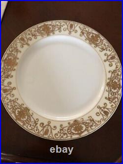 Gold Rimmed Noritake Dinner Plates. Set Of 6