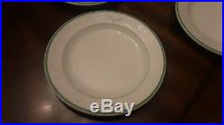 Greenbrier Hotel China The White Set Of Four 6 Bread Plates from around 1860