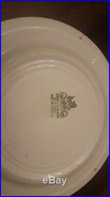 Greenbrier Hotel China The White Set Of Four 6 Bread Plates from around 1860