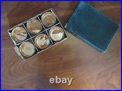 HTF Noritake Set of 6 Double Handled Salt Dips in Original Box