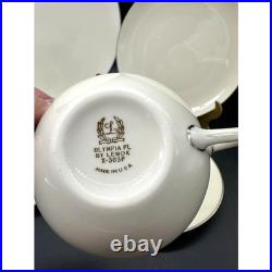 Holiday Noritake Olympia Platinum S X303-P China Service Minimalist Set MCM 5 pc