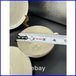 Holiday Noritake Olympia Platinum S X303-P China Service Minimalist Set MCM 5 pc