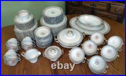 Huge 87 PCS VINTAGE NORITAKE CLAIRE 657 OCCUPIED JAPAN MORIMURA CHINA DINNERWARE