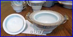 Huge 87 PCS VINTAGE NORITAKE CLAIRE 657 OCCUPIED JAPAN MORIMURA CHINA DINNERWARE