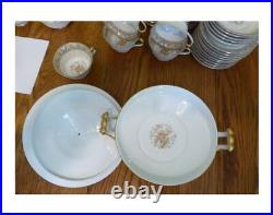 Huge 87 PCS VINTAGE NORITAKE CLAIRE 657 OCCUPIED JAPAN MORIMURA CHINA DINNERWARE