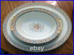 Huge 87 PCS VINTAGE NORITAKE CLAIRE 657 OCCUPIED JAPAN MORIMURA CHINA DINNERWARE