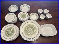 Huge Set Of 63 Pieces Noritake Progression China Palos Verde 9020