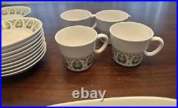 Huge Set Of 63 Pieces Noritake Progression China Palos Verde 9020
